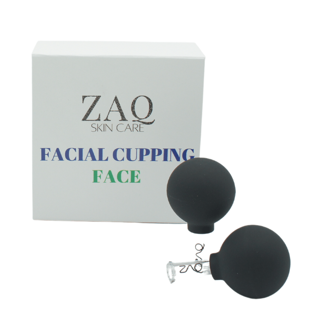 Glass Facial Cupping 2pc Set - ZAQ Skin & Body