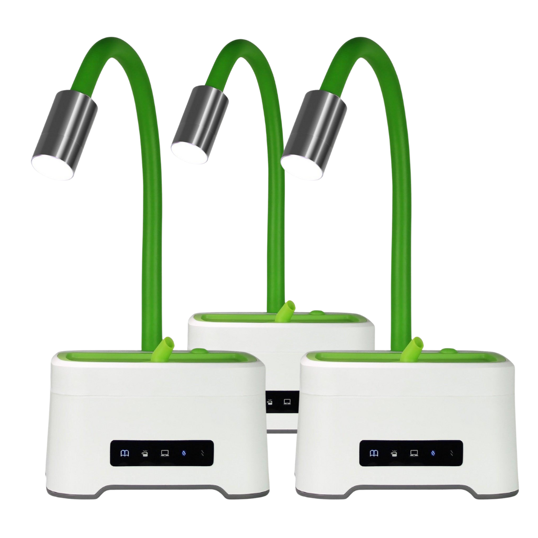 ZAQ Lumin 3pc Aromatherapy Diffuser Set | Ultrasonic Mist, LED Lamp & Humidifier