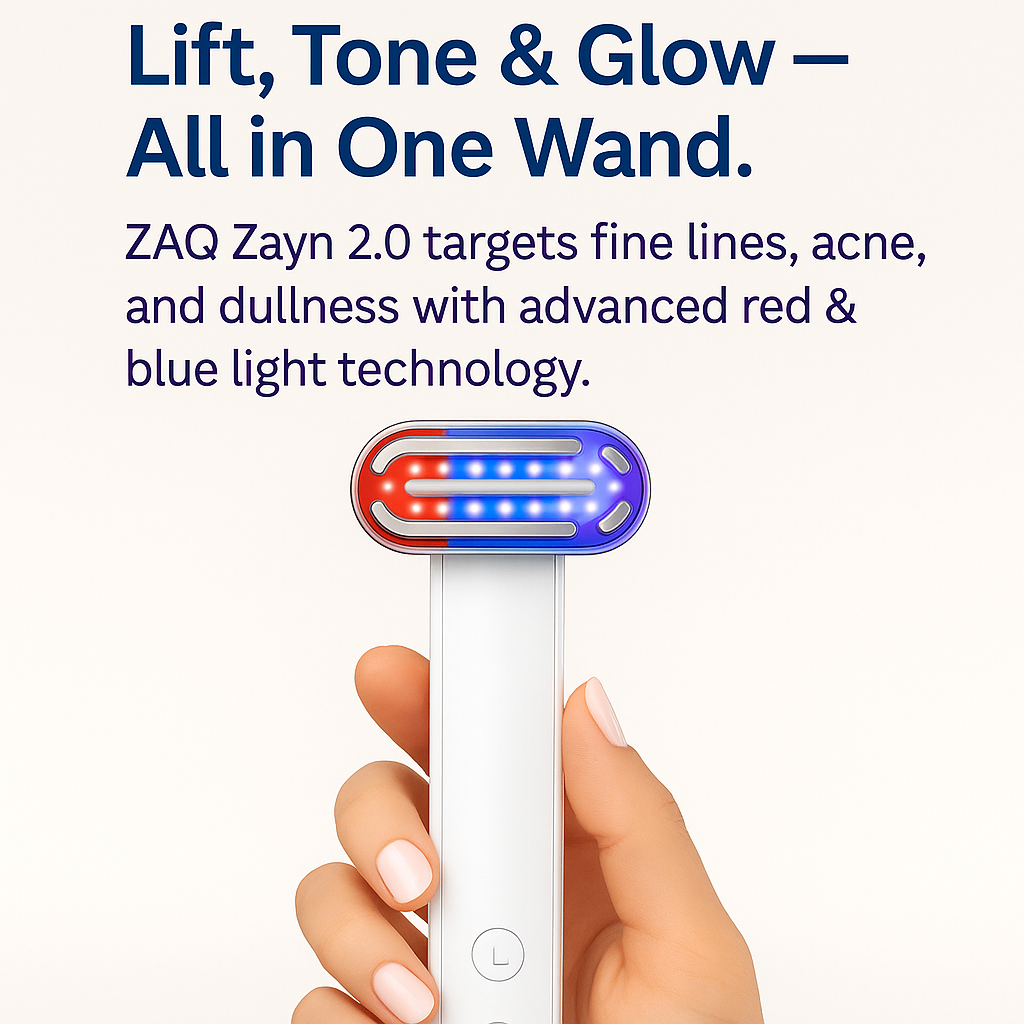 6-in-1 LED & Microcurrent Facial Wand
