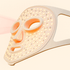 At-home red light therapy mask session using ZAQ Noor LED face mask