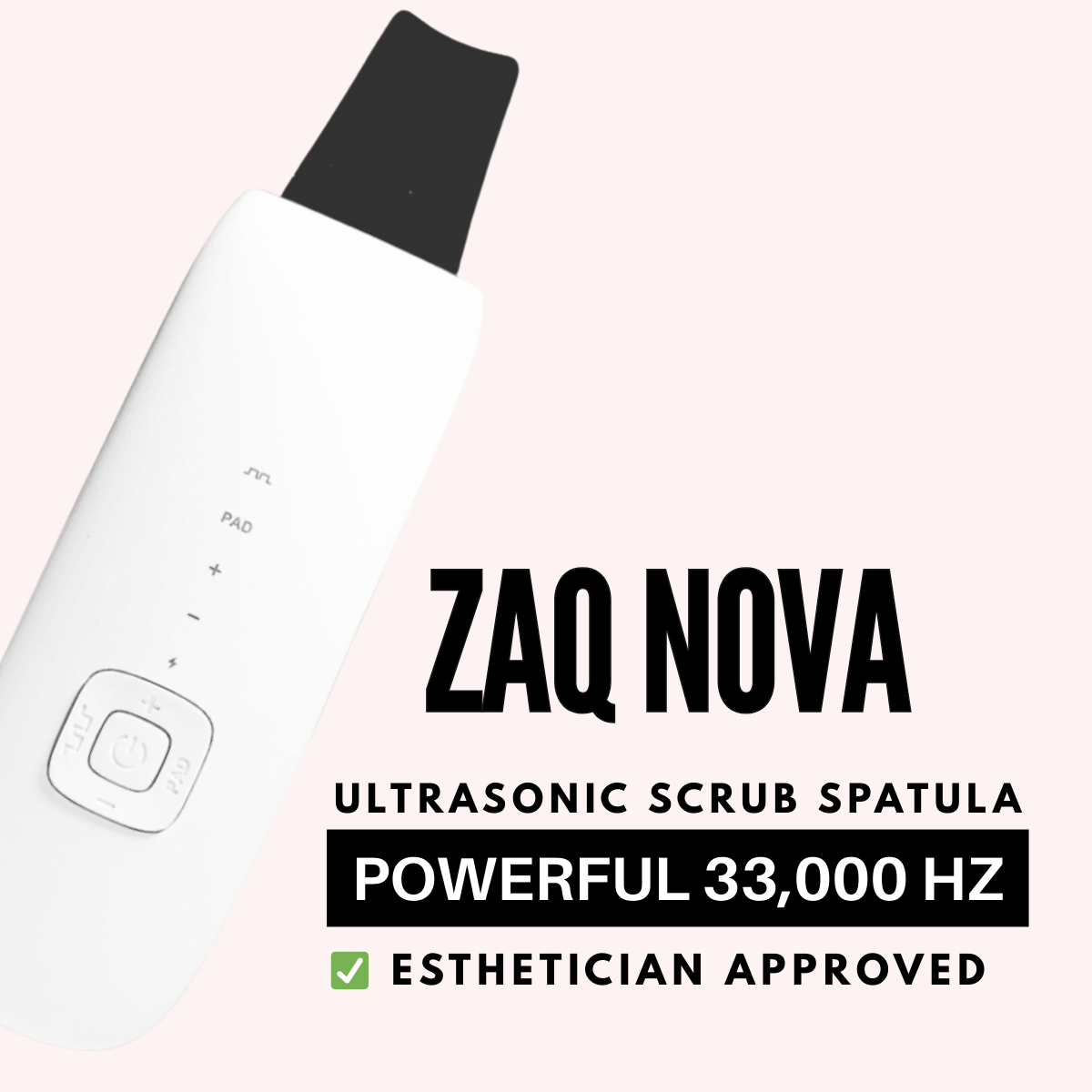 Ultrasonic Scrub Spatula – 33,000 Hz Deep Cleansing Device