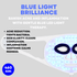 LED Light Therapy Mask Blue Light Targets acne & breakouts