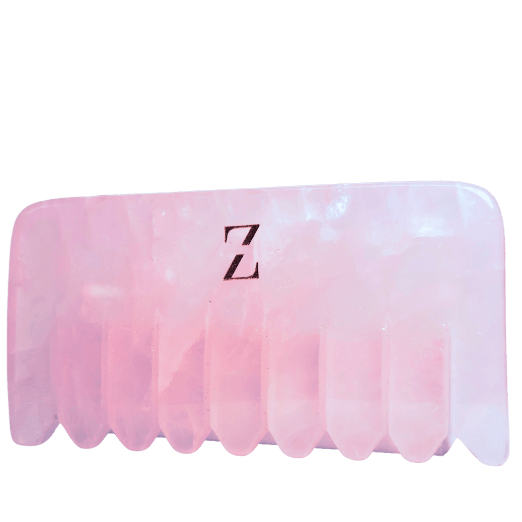Rose Quartz Hair Comb - ZAQ