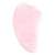 Rose Quartz Gua Sha Fin Shaped Tool, Body Facial Massage Scraping - ZAQ