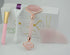Rose Facial Roller, Gua Sha, Brush and DERMA ROLLER Set - ZAQ