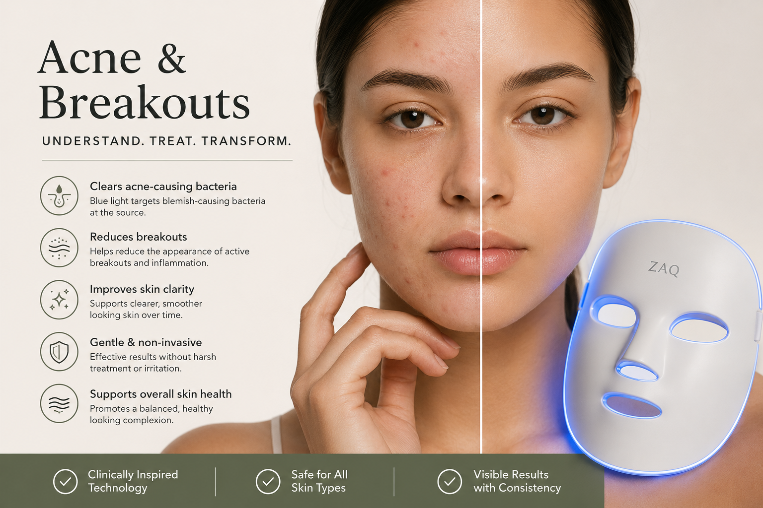 Acne & Breakouts: What Really Causes Them — And How Light Therapy Can Help