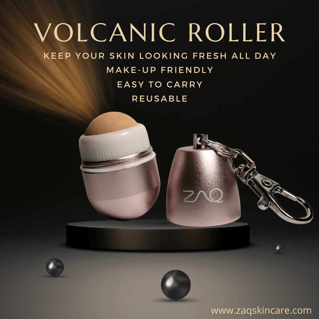 What is Volcanic Oil-Absorbing Face Roller? - ZAQ Skin & Body
