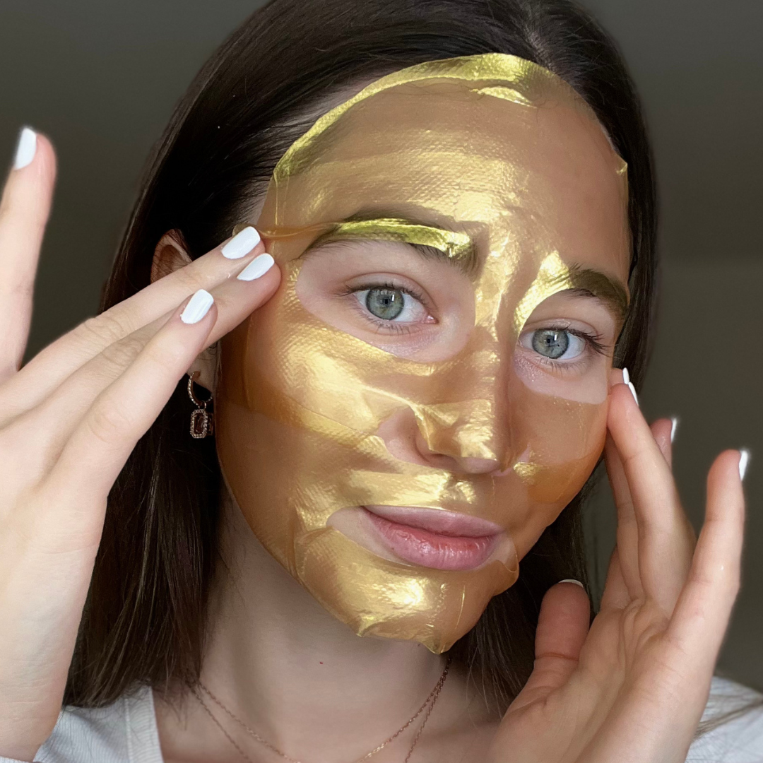 24K Gold Hydrogel Face Mask