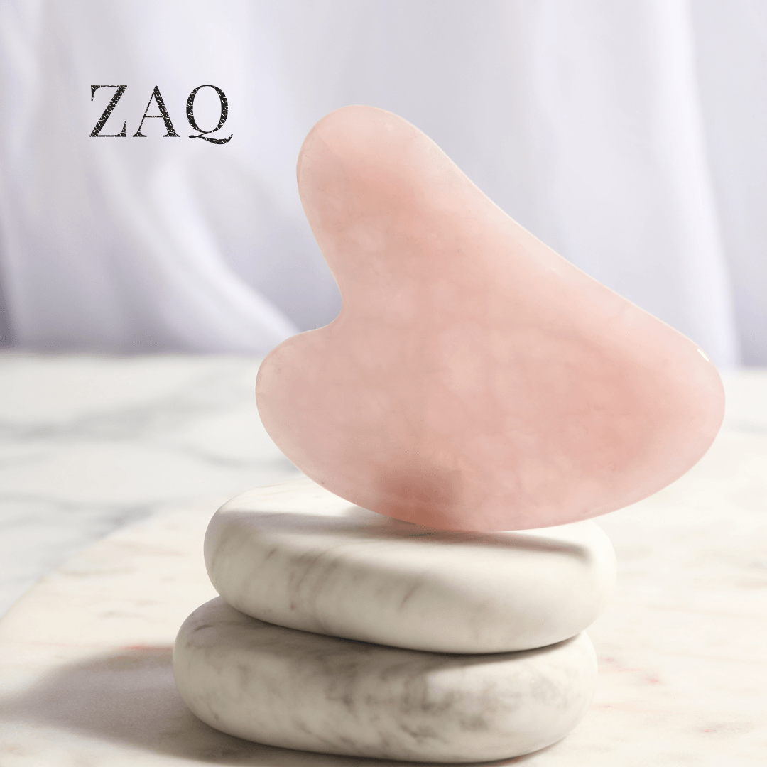 ROSE QUARTZ GUA SHA BOARD - ZAQ