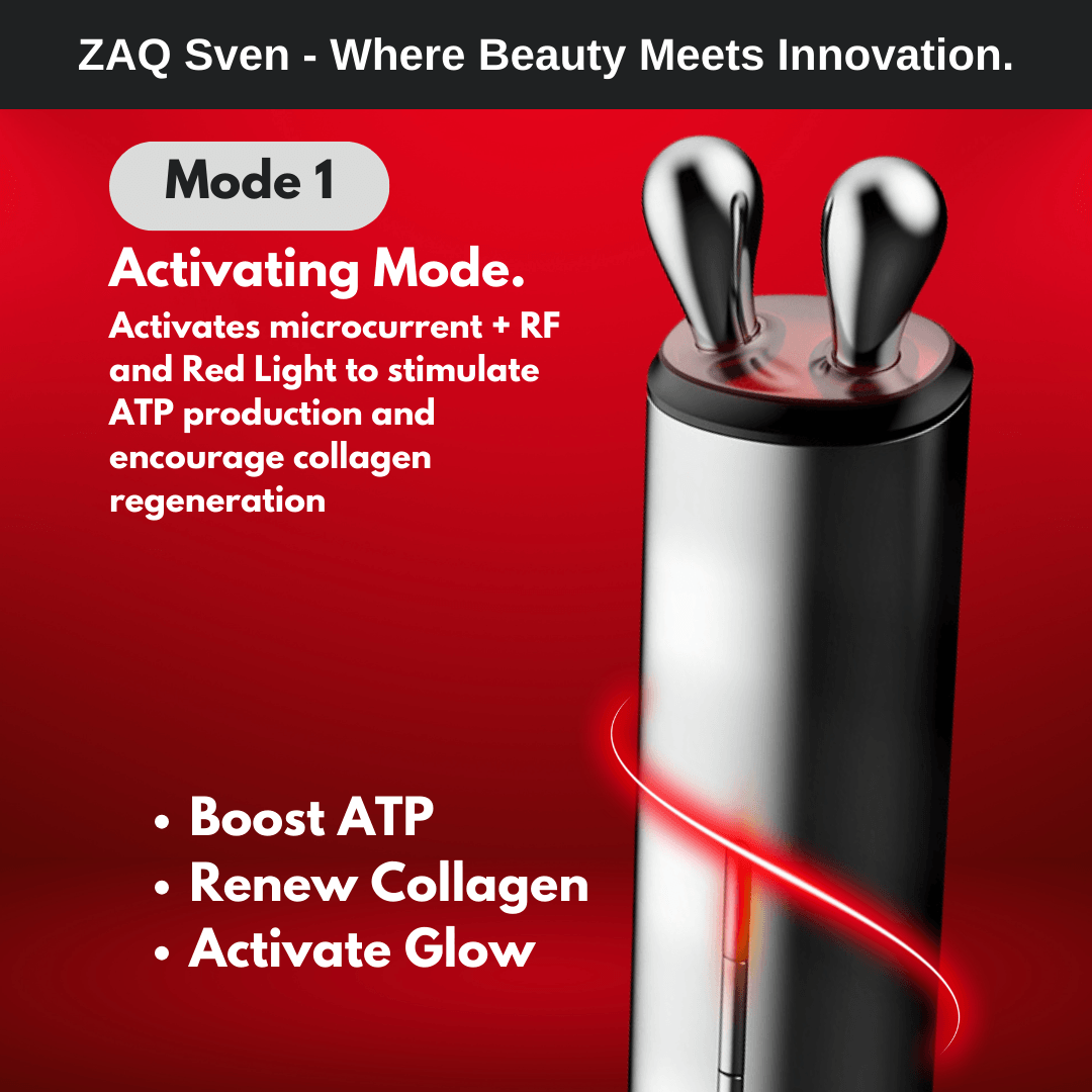 ZAQ SVEN RF, Microcurrent, Red Light, and 3D Massage - ZAQ