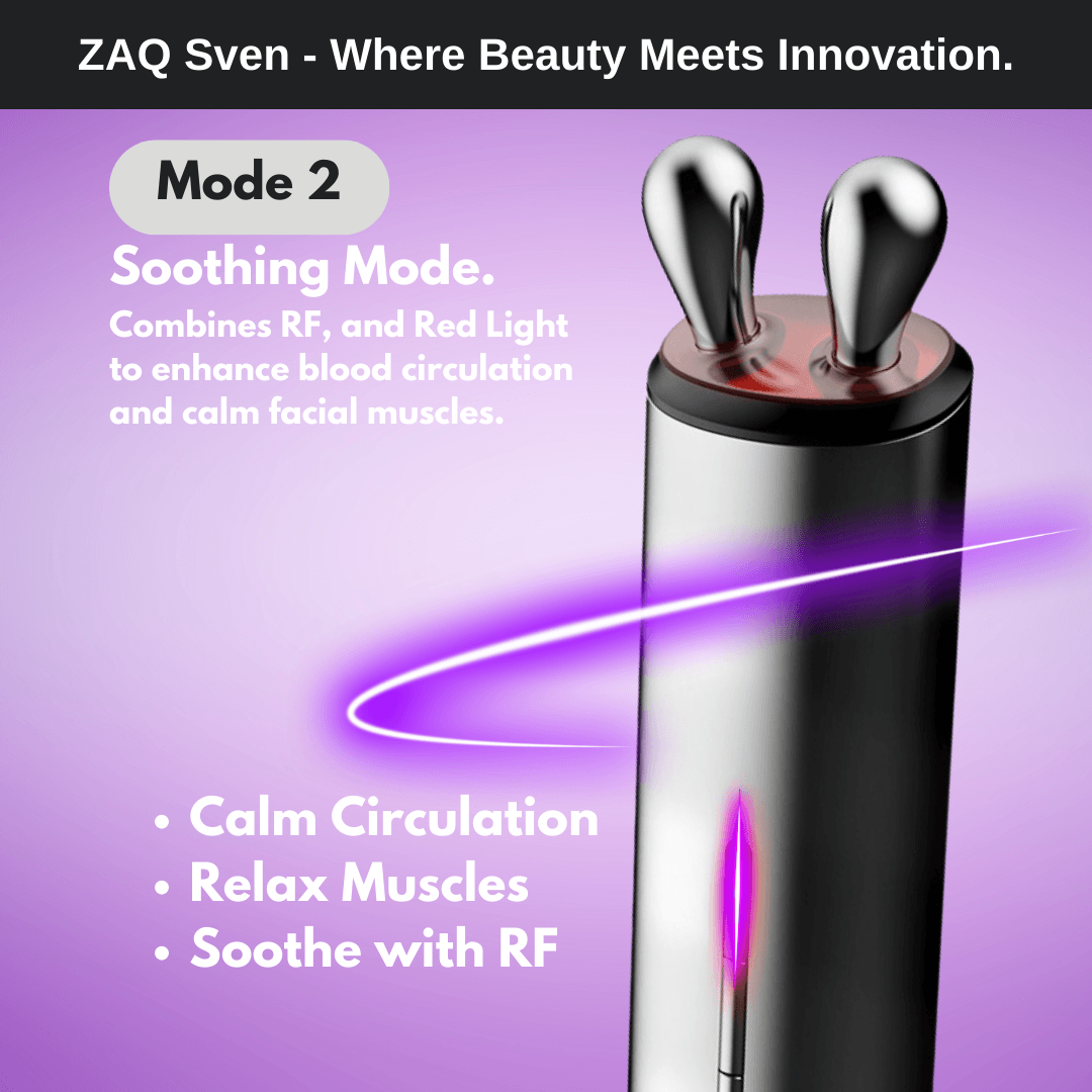 ZAQ SVEN RF, Microcurrent, Red Light, and 3D Massage - ZAQ