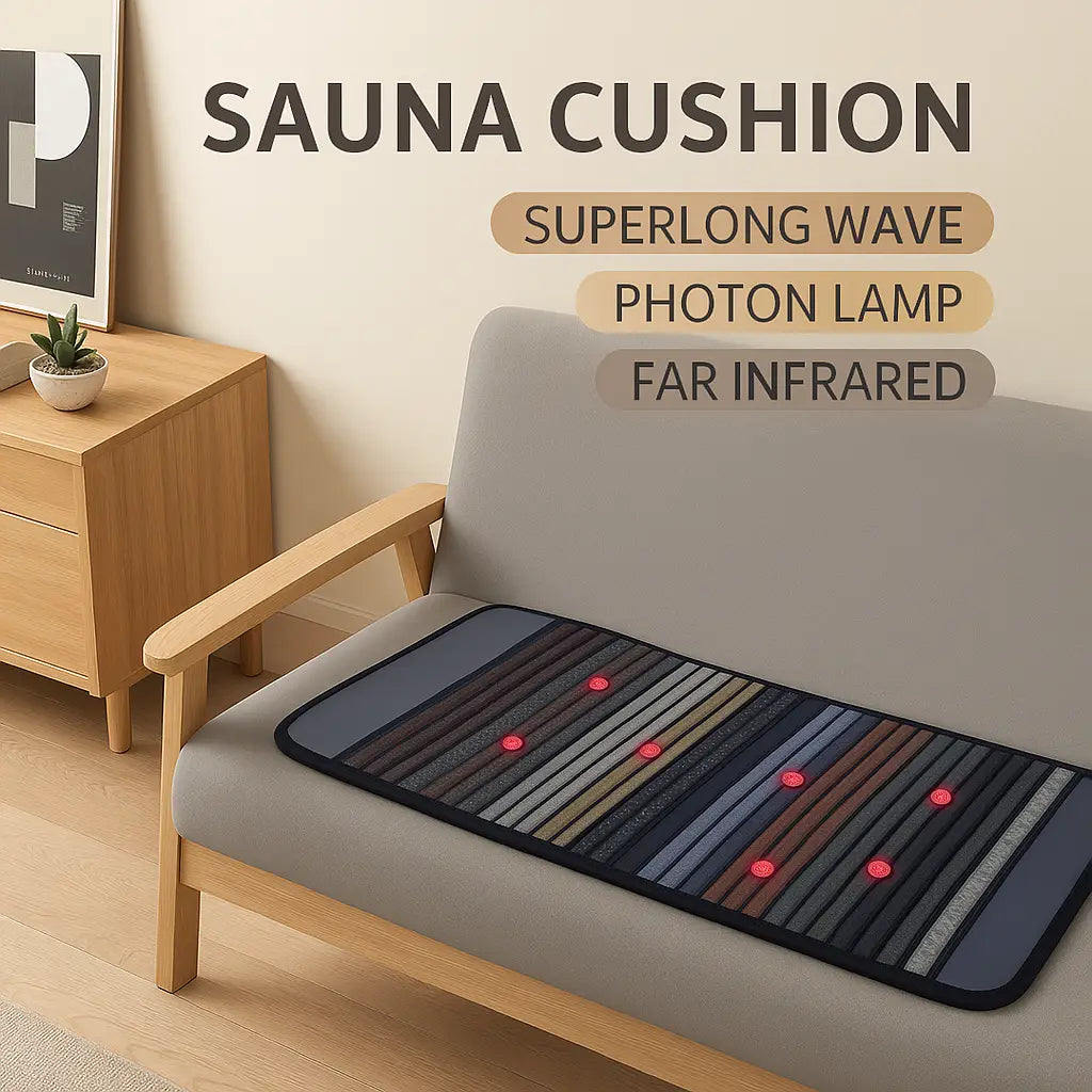 Esterilla de viaje de infrarrojo lejano - Fotón de luz roja - PEMF