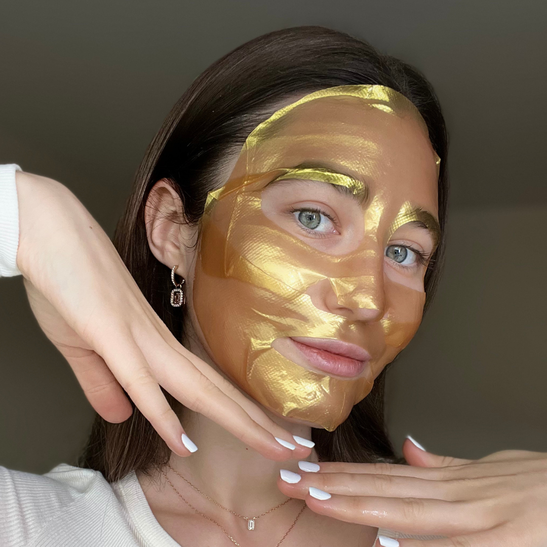 24K Gold Hydrogel Face Mask