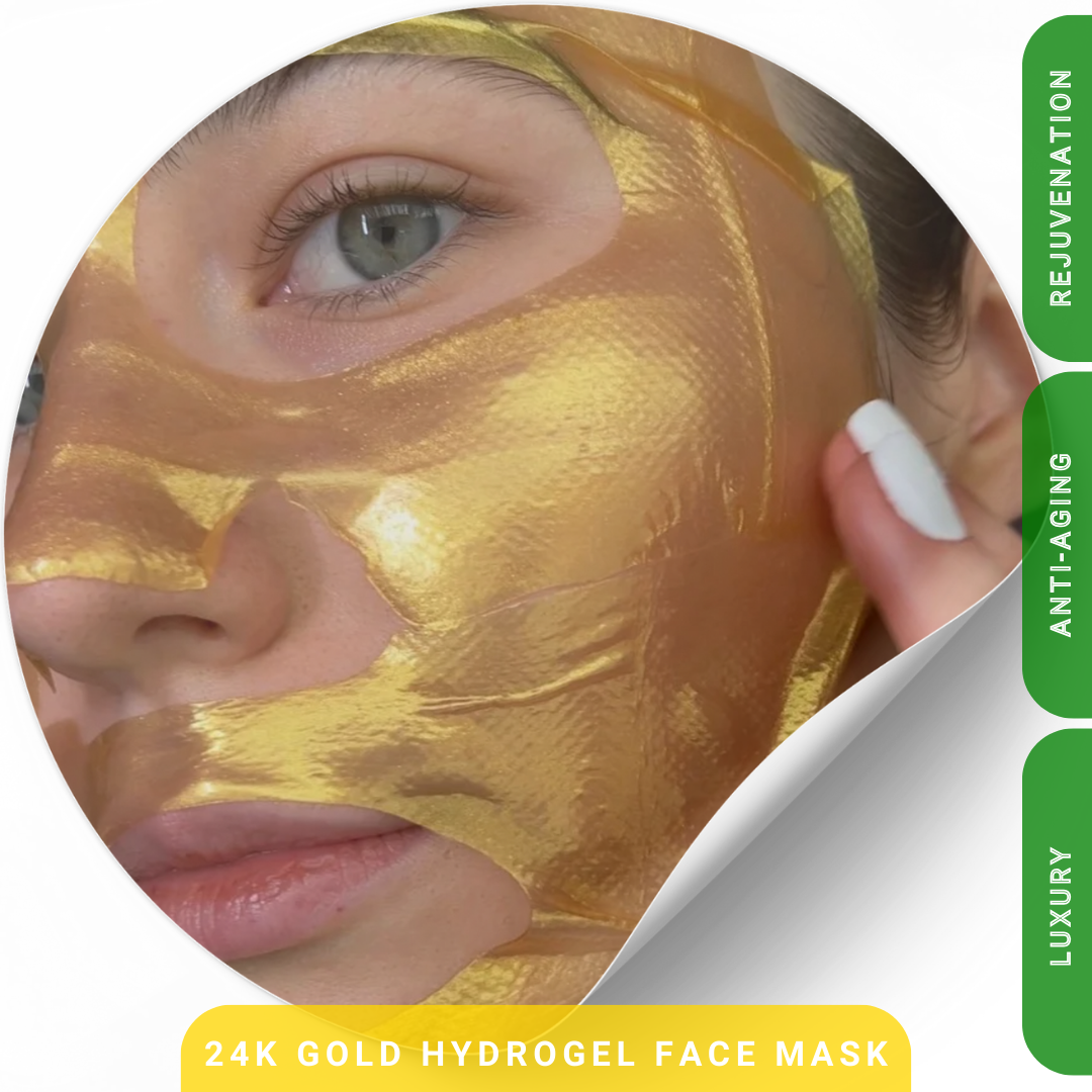 24K Gold Hydrogel Face Mask