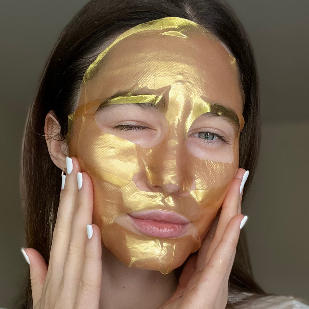 24K Gold Hydrogel Face Mask