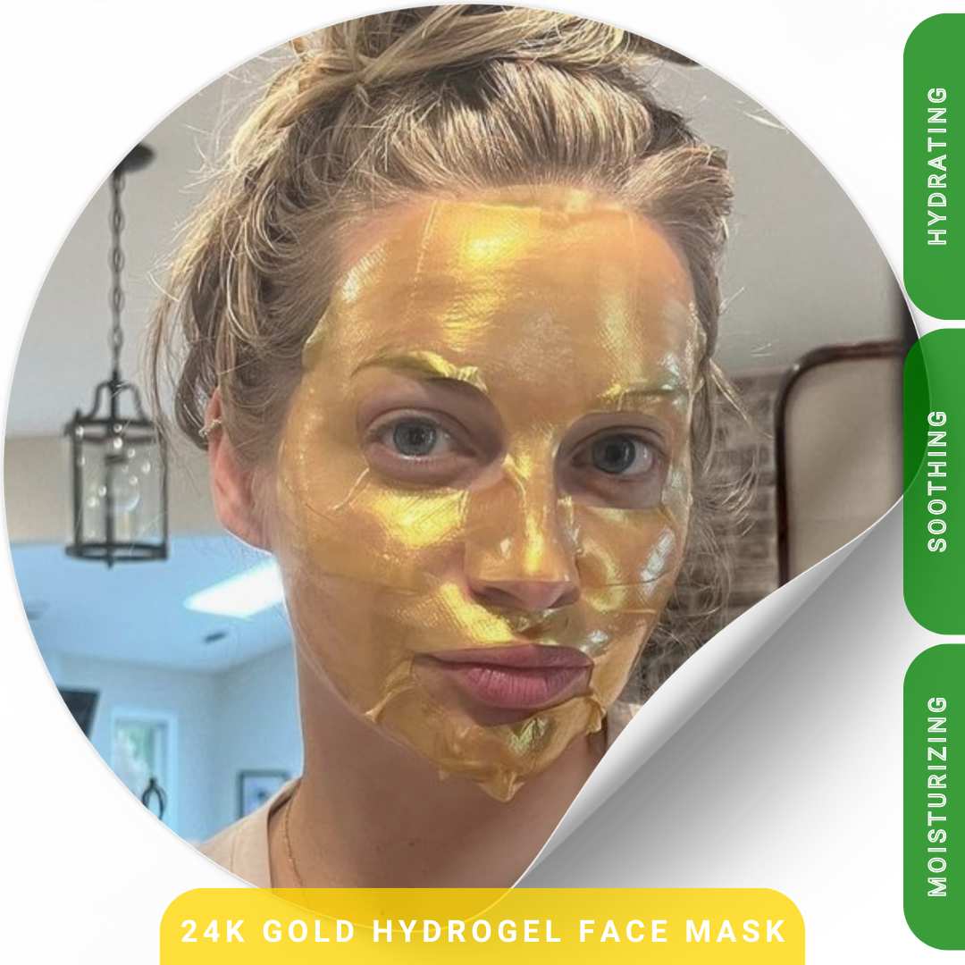 24K Gold Hydrogel Face Mask