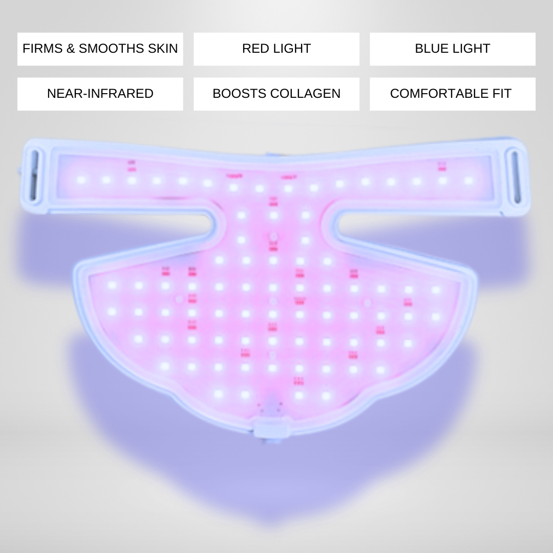 Noor 2.0 LED Light Therapy Neck & Chest Mask