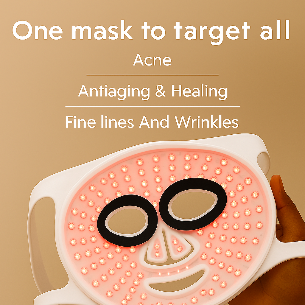 ZAQ Noor 2.0 LED Face Mask | Red, Blue & Infrared Therapy