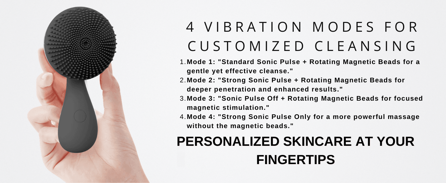 Tara Sonic Facial Cleansing Brush for Deep Pore Cleansing and Exfoliation