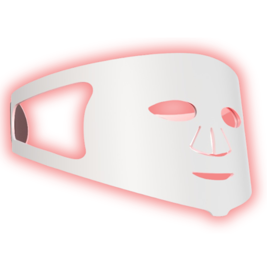 Noor 2.0 Pro LED Light Therapy Mask | Red for Anti-Aging, Blue for Acne, Healing Infrared Light