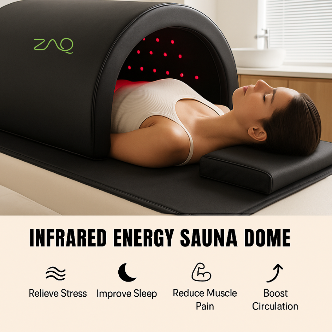 ZUNA Infrared PEMF Sauna Dome – Full-Body Wellness – ZAQ