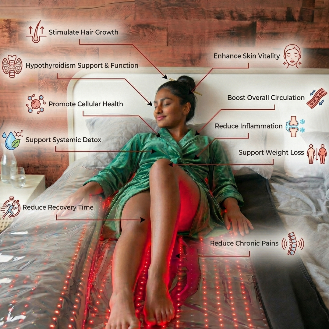 Full-Body Red + Near-Infrared Light for Relaxation, Recovery &amp; Relief