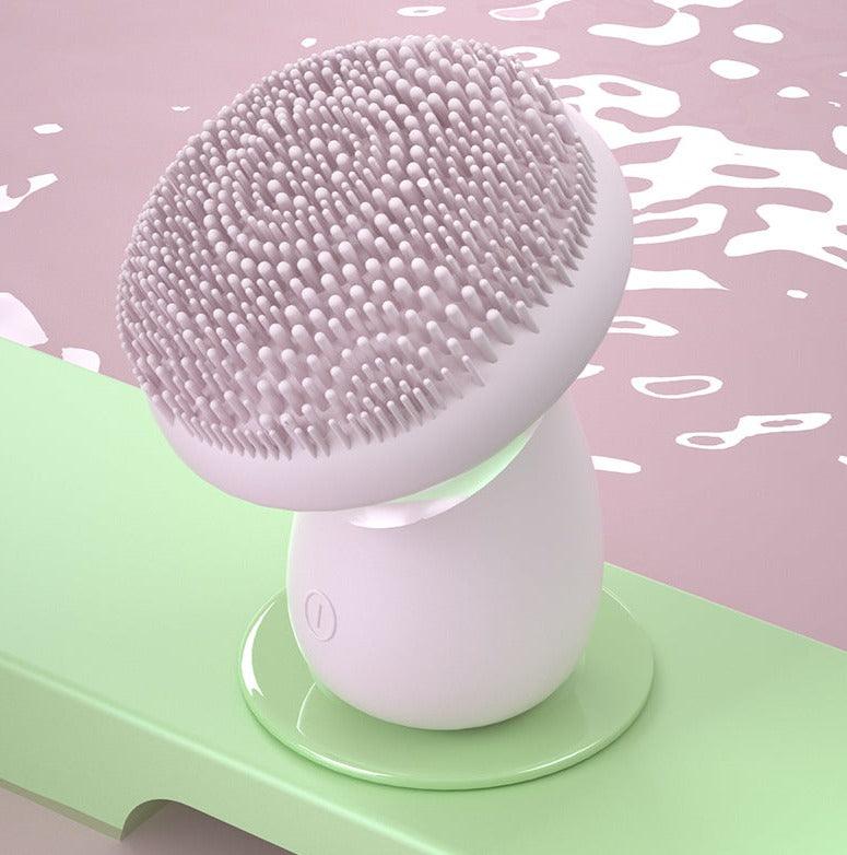 Vera Waterproof Facial Cleansing Brush with Pulse Acoustic Wave Vibration, and Magnetic Beads