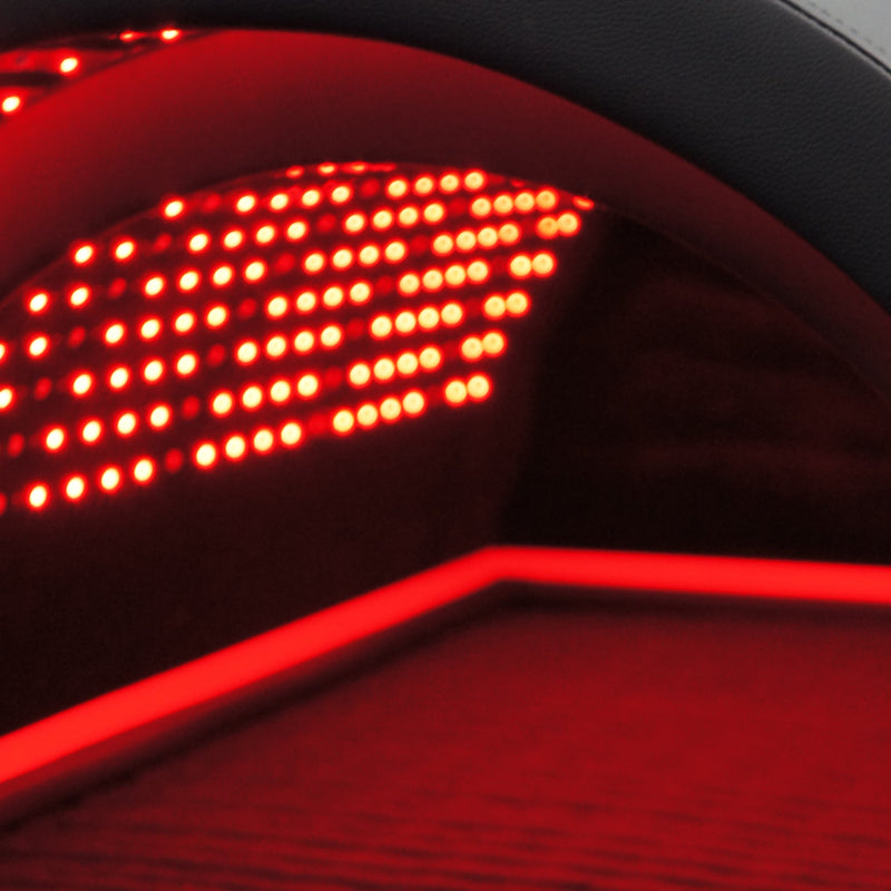 Heating + Red Light Therapy: Combines far infrared heat with red light therapy to promote muscle relaxation, ease discomfort, and support overall recovery.
