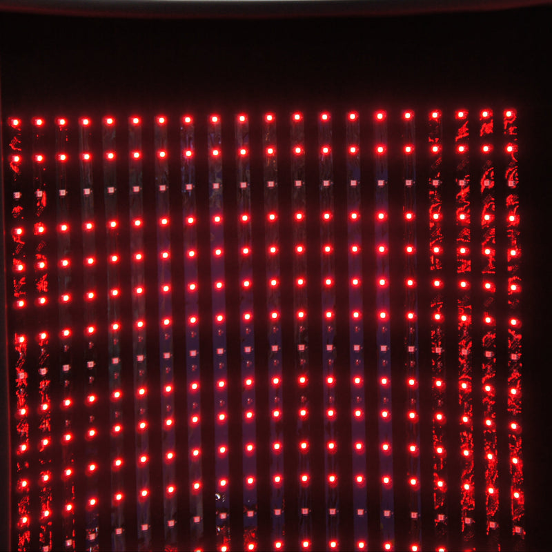 High-Density Triple-Chip LEDs: Equipped with 1,120 premium 3-chip LEDs (660nm Red Light + 850nm Near-Infrared Light) to provide enhanced light output, deeper penetration, and more effective therapy.