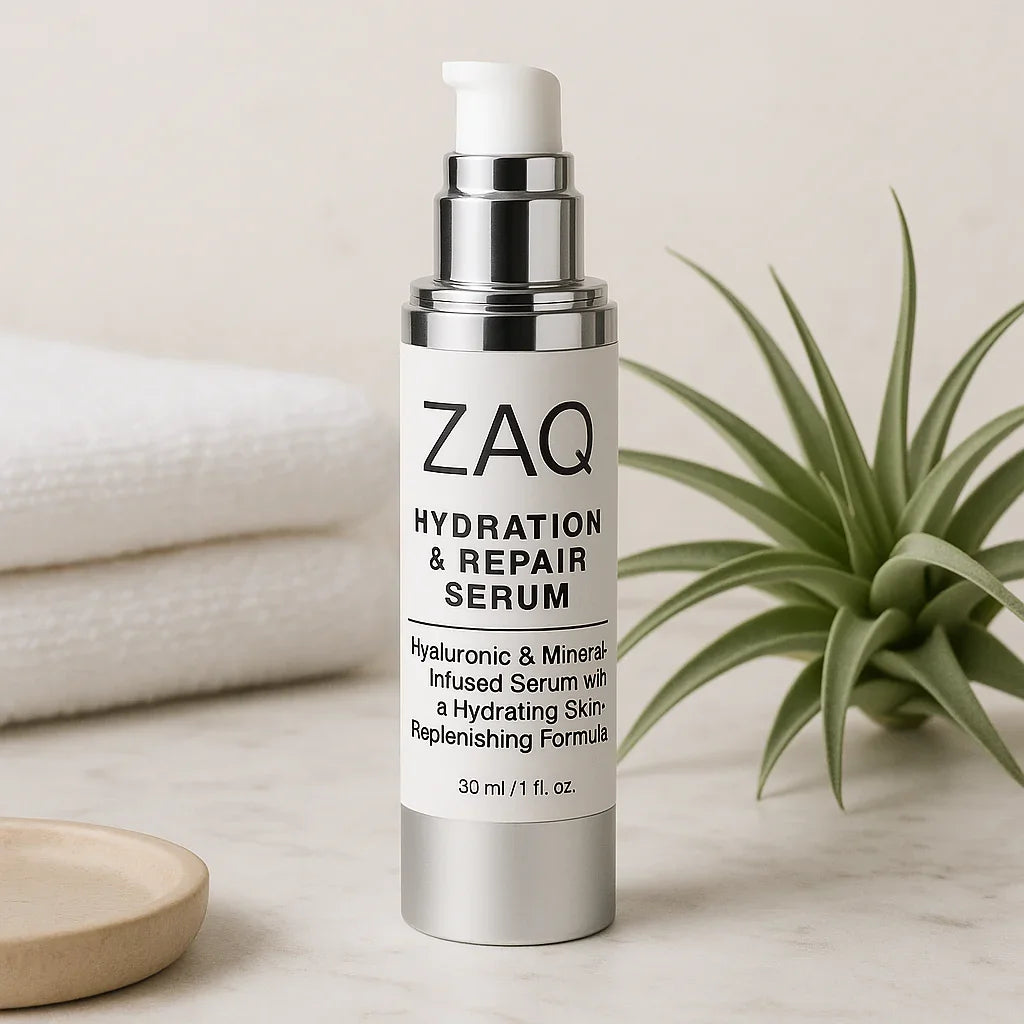 ZAQ Hydration & Repair Serum | Hyaluronic & Mineral-Infused Skincare