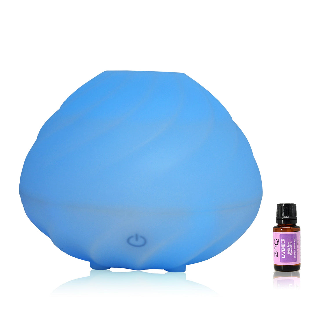 Swirl Aromatherapy Essential Oil Diffuser with Lavender Gift Set: Elevate Your Space with Tranquil Scents - ZAQ