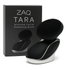 Black silicone facial cleansing brush with packaging labeled 'ZAQ Tara' on a white background