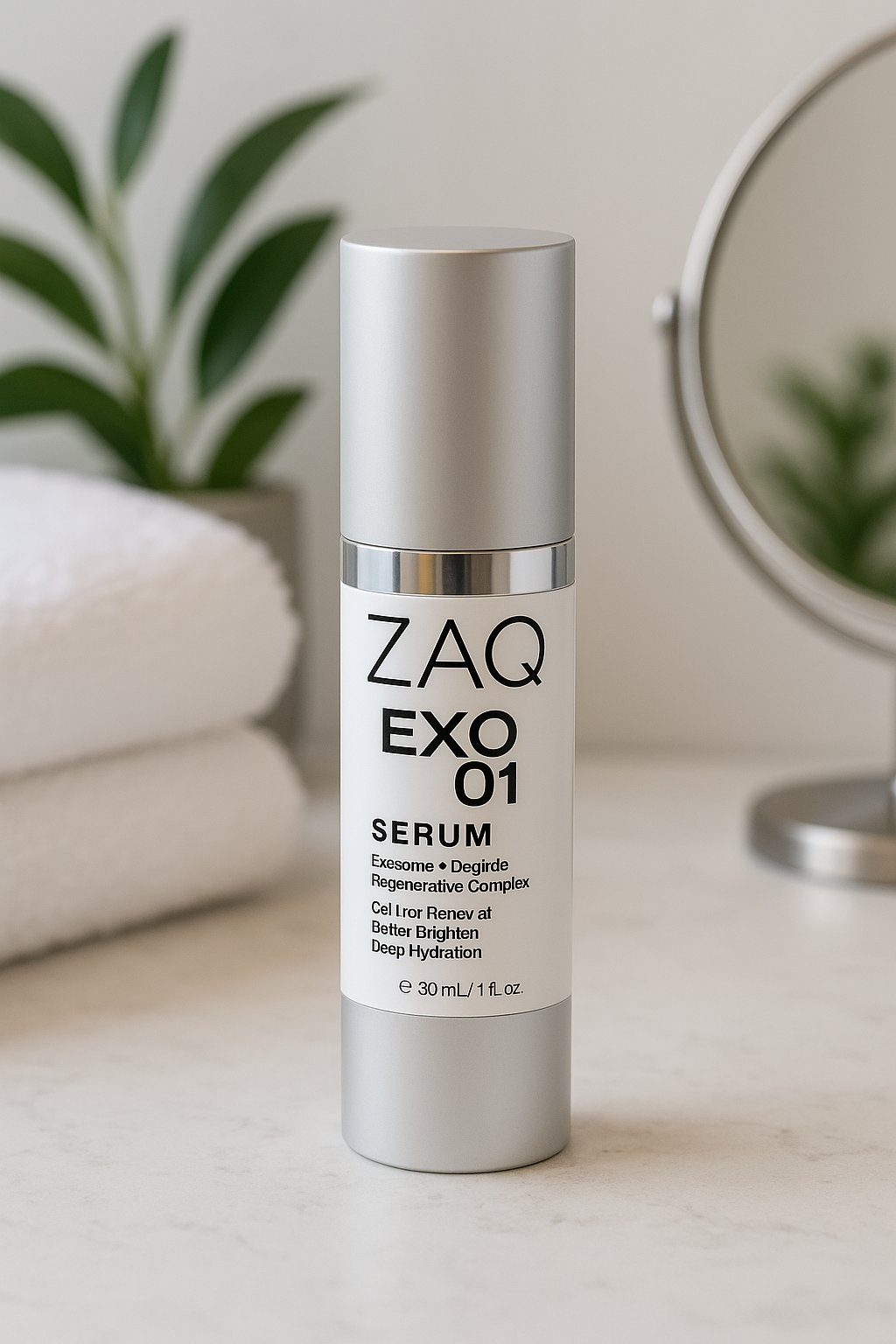 ZAQ EXO 01 Exosome & Peptide Serum – Cellular Regeneration, Skin Barrier Repair & Deep Hydration