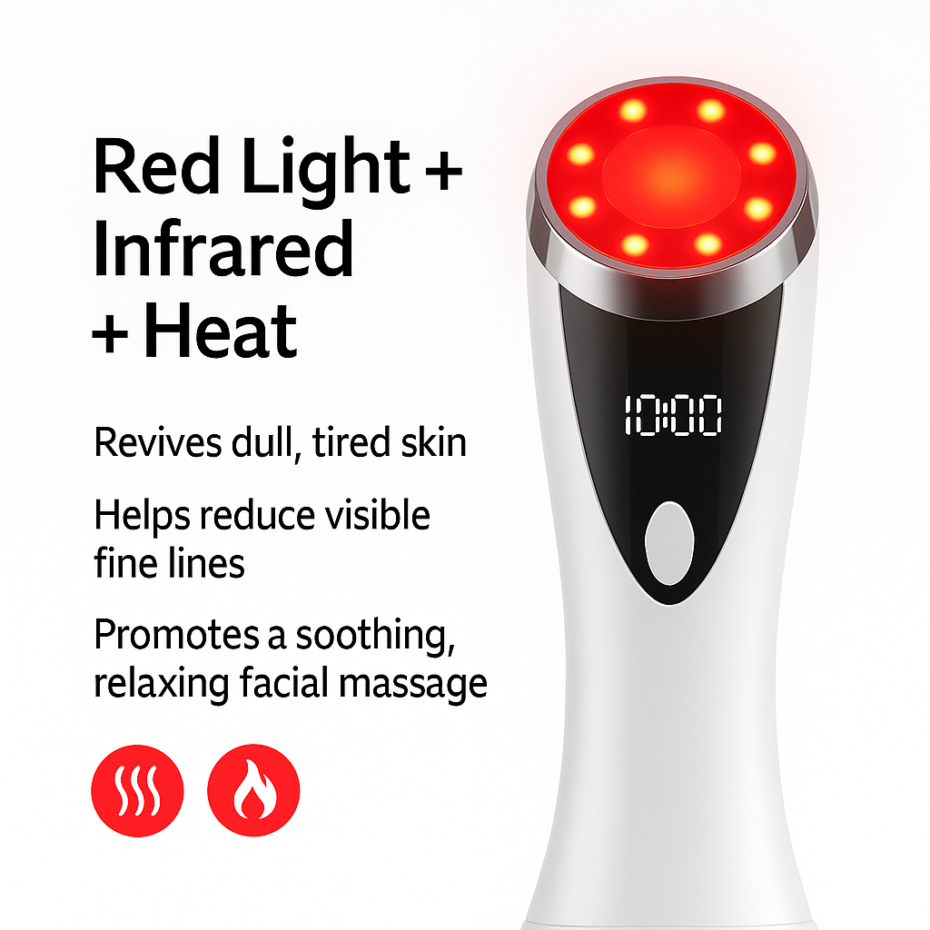 red light + Infrared + Heat Skin Care Device