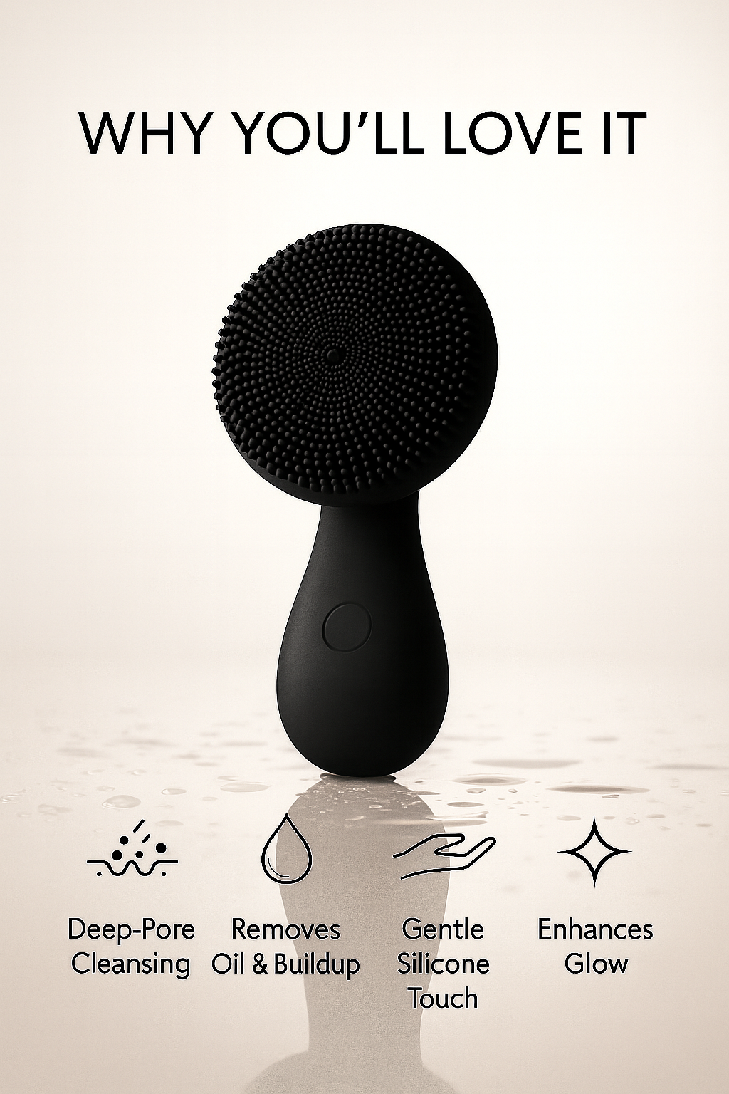 TARA Sonic Facial Cleansing Brush | ZAQ