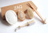 Luxuriate in the Best Shower & Bath Spa Set: Dry Brush, Stone Brush, Loofah Sponge - ZAQ