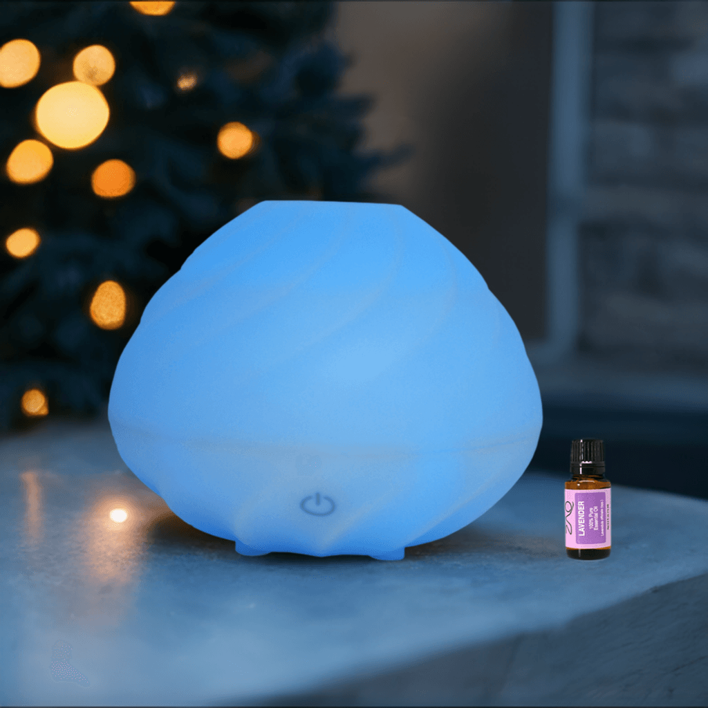 Swirl Aromatherapy Essential Oil Diffuser with Lavender Pure Essential Oil - ZAQ