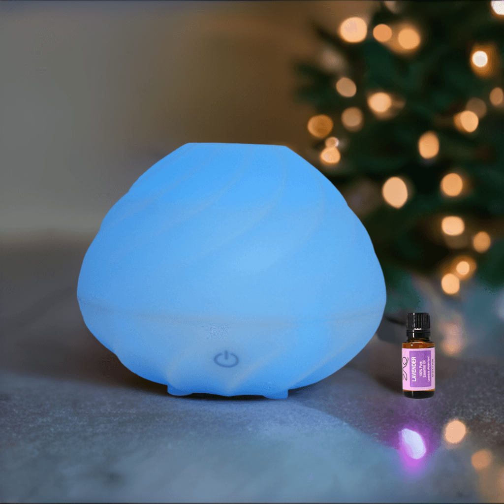 Swirl Aromatherapy Essential Oil Diffuser with Lavender Pure Essential Oil - ZAQ