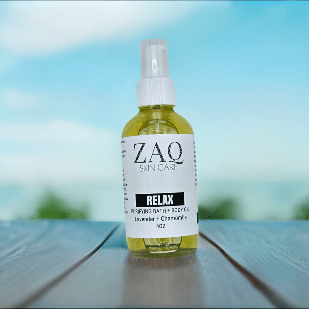 Calming Massage Body Oil - Lavender + Chamomile - ZAQ Skin & Body