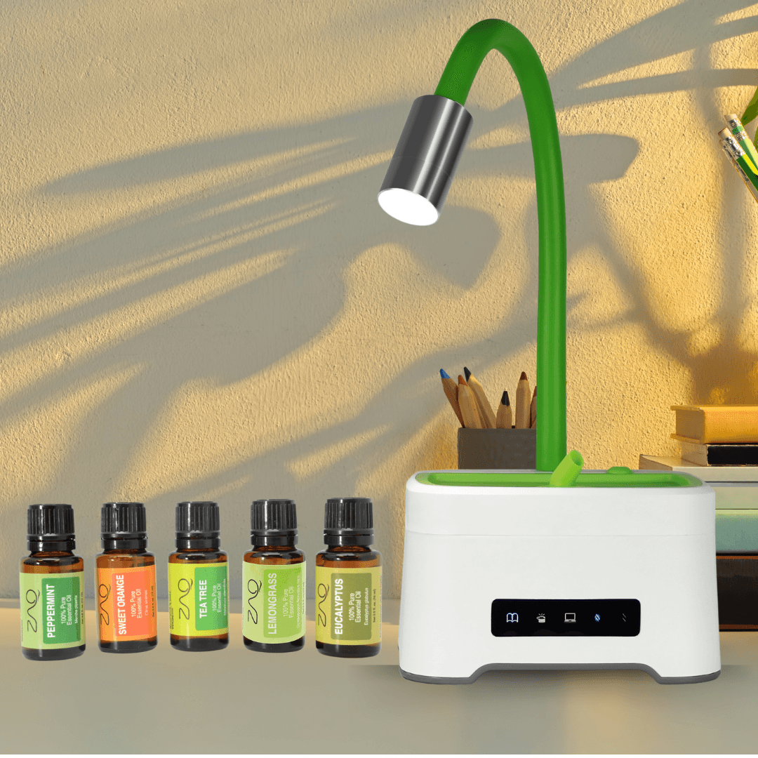 Lumin Aromatherapy Essential Oil Diffuser with Lamp Gift Set: Illuminate Your Space with Tranquil Scents | ZAQ - ZAQ