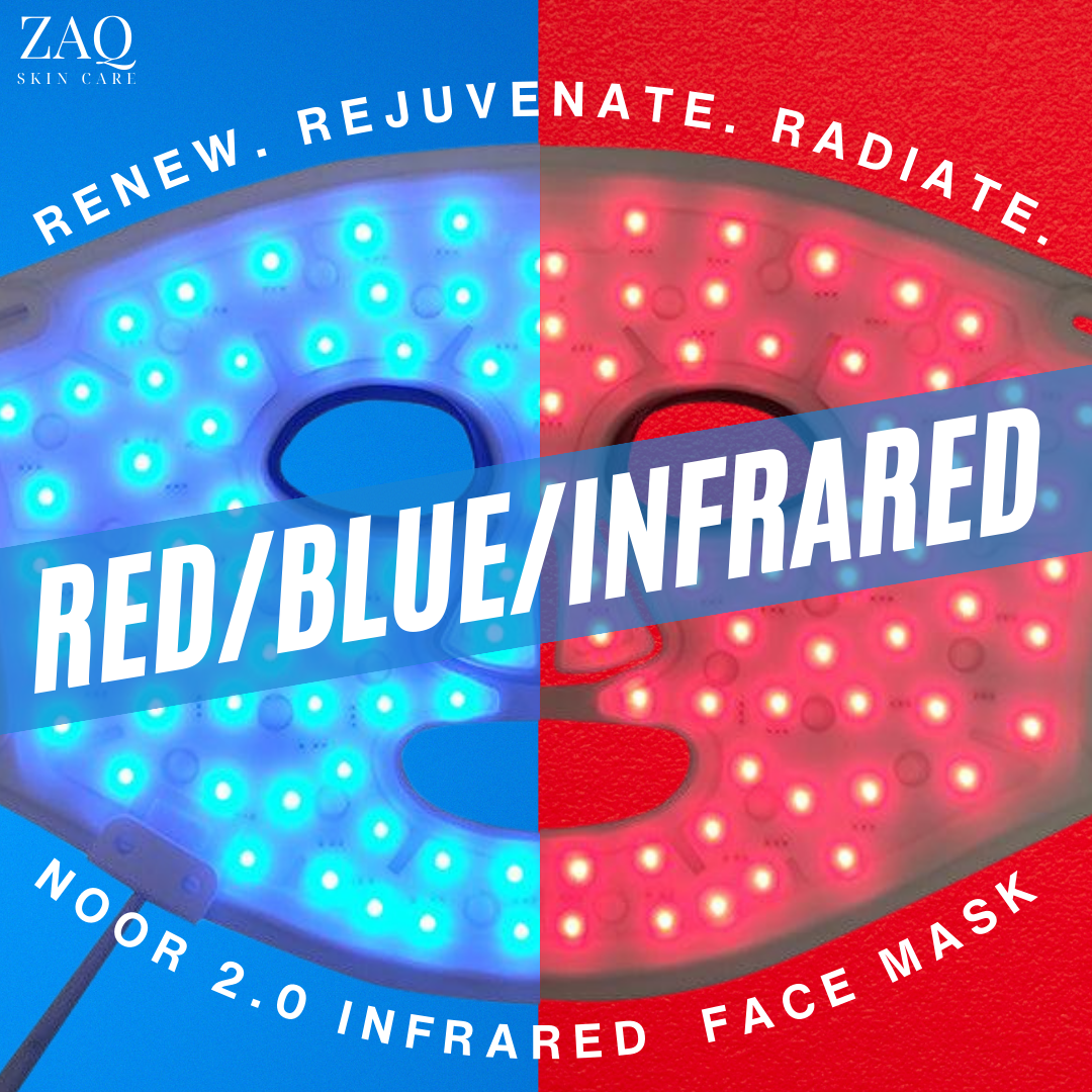 NEAR INFRARED THERAPY (850nm), RED LIGHT THERAPY (630nm), BLUE LIGHT THERAPY (460nm)