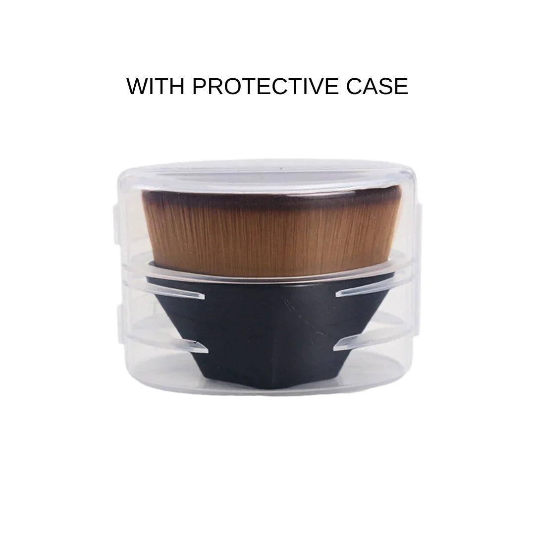 Hexagon Blending Liquid Foundation Kabuki Brush Case