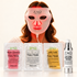 ZAQ Noor 2.0 Pro Glow Ritual Bundle | LED Face Mask, 3 Hydrogel Masks & Peptide Serum