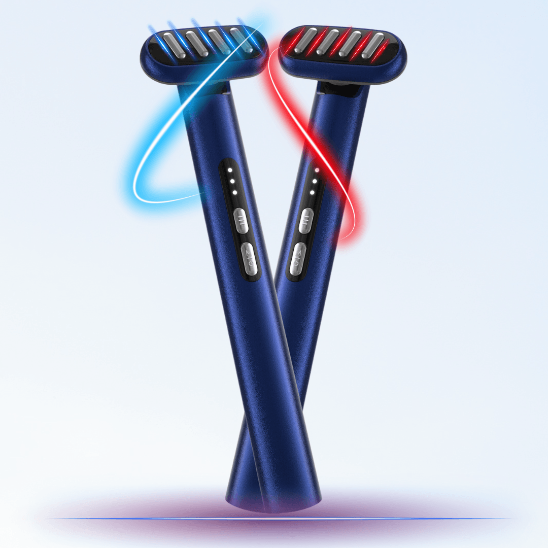 ZAQ Zayn Red & Blue LED Light with Microcurrent, Heat and Vibration Wand - ZAQ