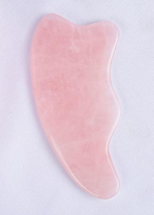 ROSE QUARTZ Wave GUA SHA Scraping Massage Tool - ZAQ