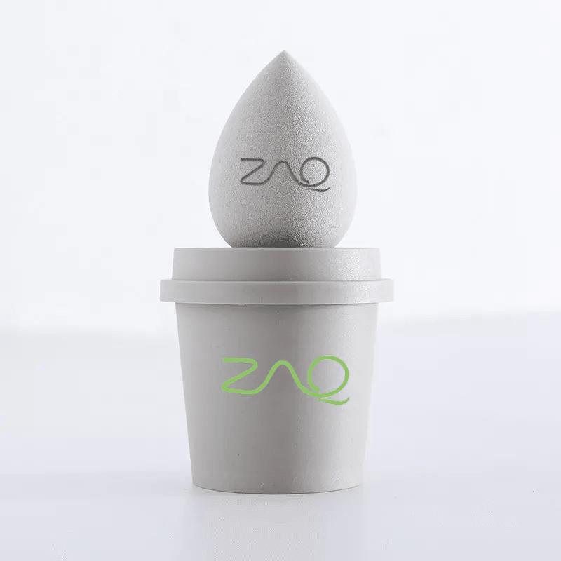Makeup Sponge Set, Makeup Blender in Coffee Cup, Cosmetic Tools for Liquid, Powder, BB Cream & Sunscreen