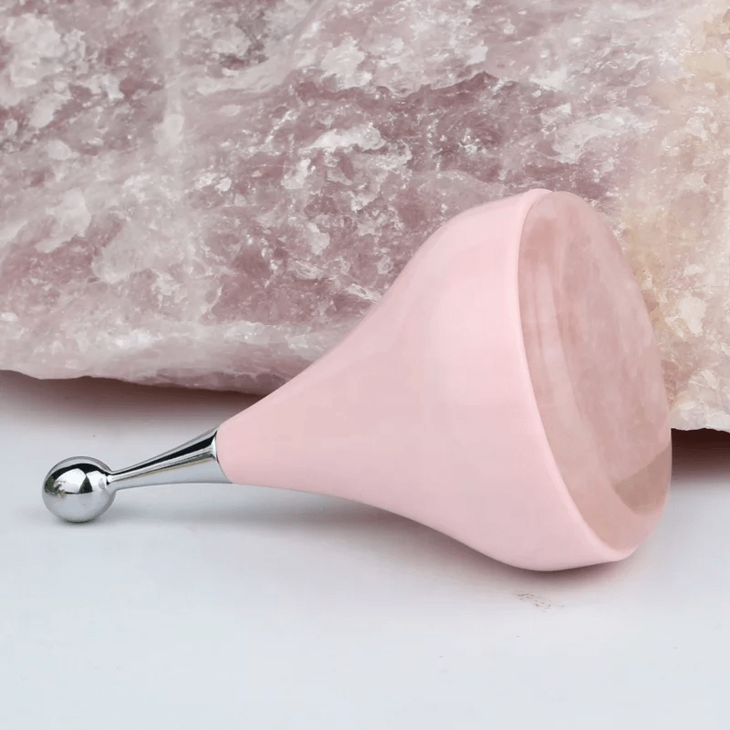 ROSE QUARTZ COLD MASSAGE TOOL - ZAQ