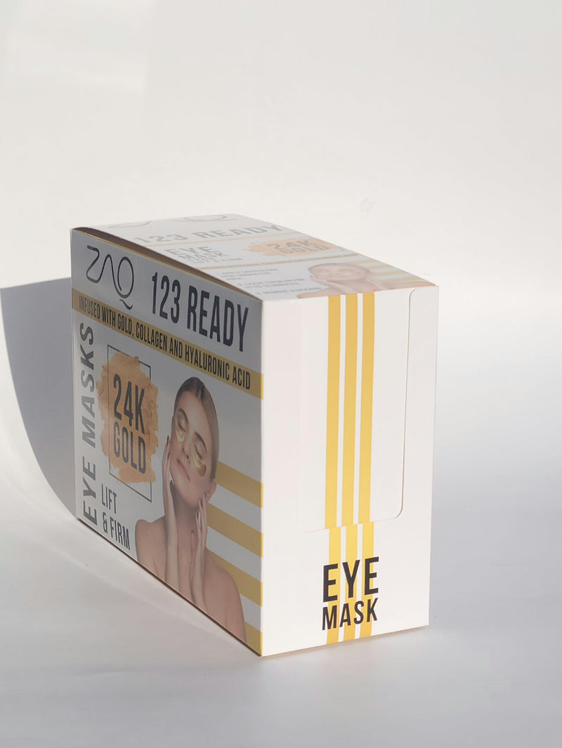 123 Ready 24K GOLD LIFT & FIRM GEL EYE PATCHES