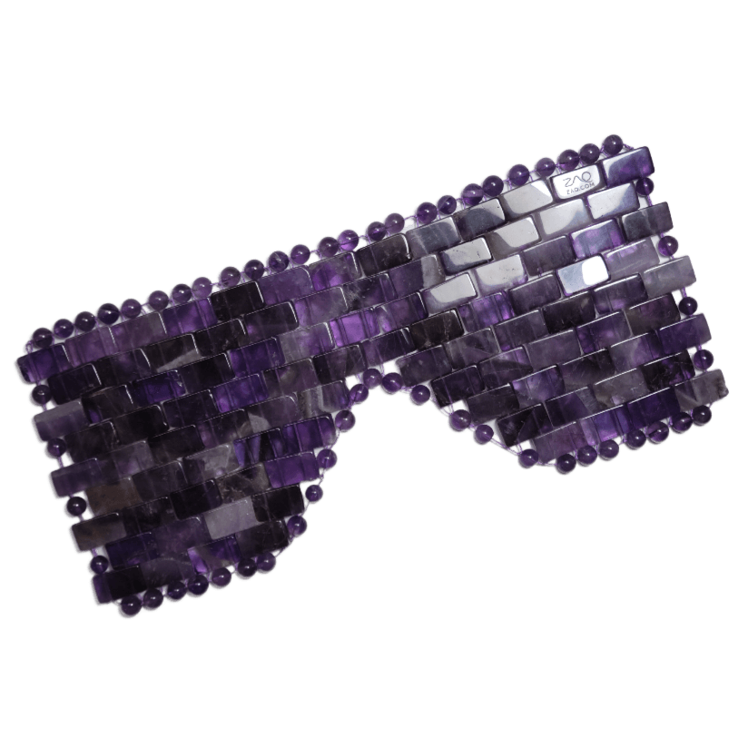 Amethyst EYE MASK- Handmade - ZAQ