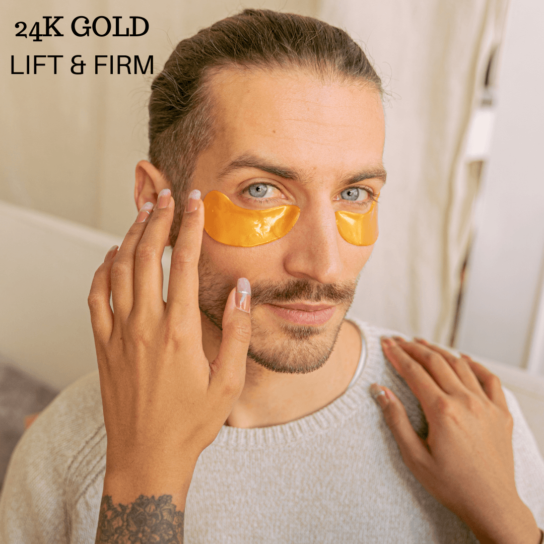 123 Ready 24K GOLD LIFT & FIRM GEL EYE PATCHES - ZAQ